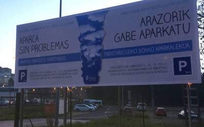 Trinitarioetan autoa utzi eta billabesaz doan erdigunera joateko aukera, gaurtik