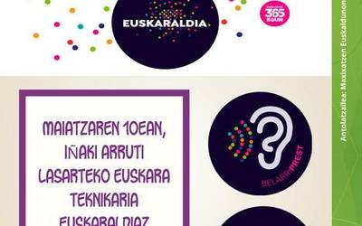 Iñaki Arrutik Euskaraldiaren inguruko hitzaldia emango du, ostegunean