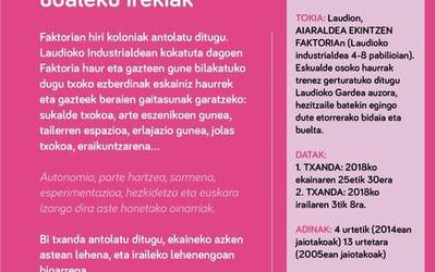 Mugimendu askerako eta sormenerako udaleku irekiak Faktorian