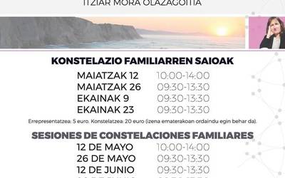 Konstelazio familiarren saio berriak Itziar Morarekin