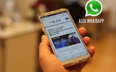 Orain, ALEA Whatsappen ere