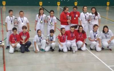 Zumaiako bikoteak Gipuzkoako Pala Txapelketako finaletan