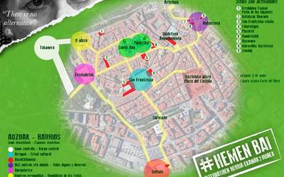 Iruñean egingo den 'Alternatiben herria' ekimena Bilbon aurkeztu dute