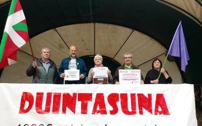 Maiatzaren 26an Donostiara joateko dei egin du Duintasunak