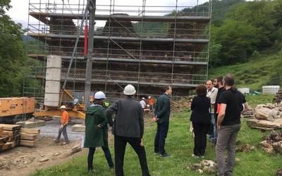 Ibero dorrearen zaharberritzea, Leitzako Erdi Aroko burdinolaren multzoa berreskuratzeko lehendabiziko pausoa