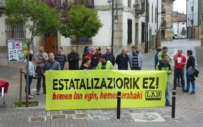 Hitzarmenen estatalizazioaren kontra egin du LABek
