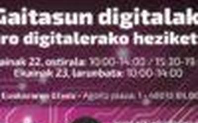 Gaitasun  digitalei  buruzko  ikastaroa,  Euskararen  Etxean