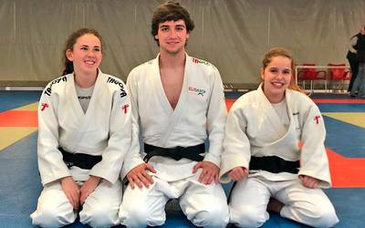 Hiru gerriko beltz berri, Hernaniko Judo Elkartean