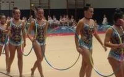 Ikusgarria izan da gimnasten emanaldia