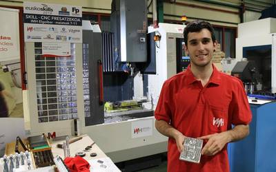 IMHko ikasle Jon Peñak irabazi du CNC Presatze proba EuskoSkills txapelketan