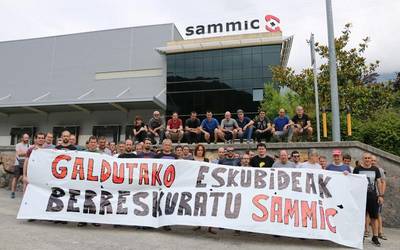 Sammic S.L. enpresako langileak borrokan, hitzarmen duin baten alde