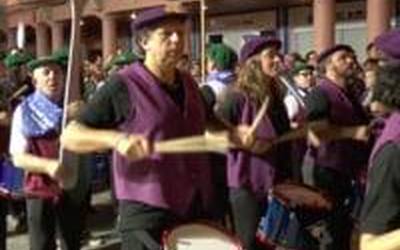 San Pelaioak helduen danborrada 2018