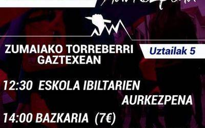Eskola Ibiltariaren biharko Zumaiako aurkezpenera joateko deia egin du Azpeitiko Ikasle Abertzaleakek
