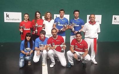 Aristorena eta Ruiz de Larramendi San Fermin Pala Torneoko txapeldunordeak