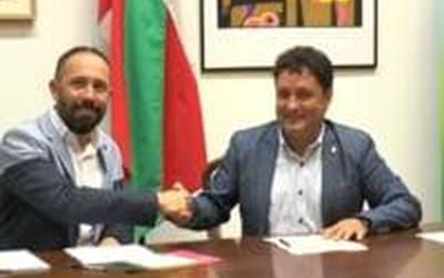 Lizardiko kirol pabilioi berriaren diru laguntzaren hitzarmena sinatu da