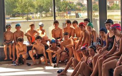 Triatloi campusean trebatzen