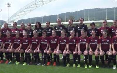 Athletic Clubeko Emakumezkoen taldeak bere aurkezpen ofiziala egin du