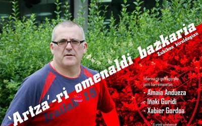Aloña Mendiko igerilari ohiek 'Artza' omenduko dute irailaren 15ean