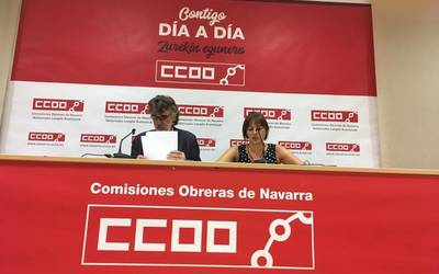 Lan istripuen hazkundea eskandalagarria delako neurriak eskatu ditu CCOOk