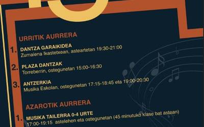 Bihartik aurrera eman daiteke izena musika eskolako ikastaro trinkoetan