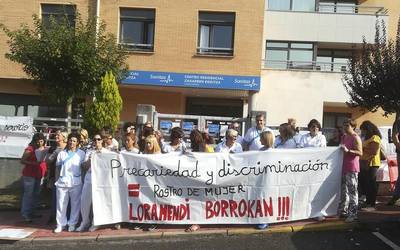 Egunero lanuzteak egingo dituzte Erandioko Loramendi zahar-egoitzako langileek