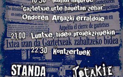 Gaztetxeen ibilbidea ekarriko dute gogora, Erdikaleko gaztetxearen itxieraren 25. urtemugan