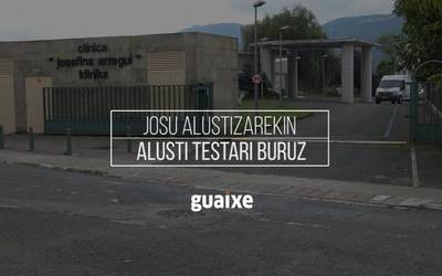 Alusti Testa etxetik kanpo hegan hasi da