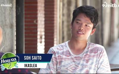 Soh Saito elkarrizketatu dute ETB1eko 'Hauxa Bi' saioan