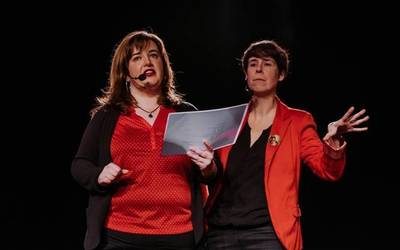 Betaurreko "umoreekin" egindako bakarrizketa saioa