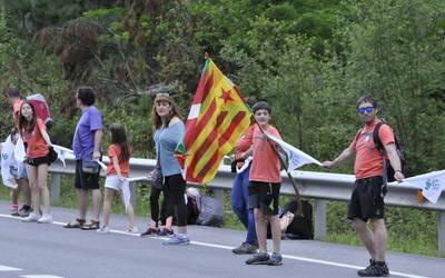 Getxoko Gure Esku dago: "Catalunya, seguim amb vosaltres"