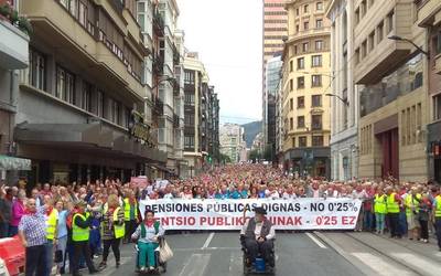 Pentsionisten manifestazioaren argazki galeria