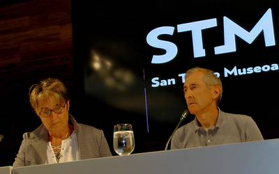 Javier Elorzak Juan Sebastian Elkanori buruzko hitzaldia eman zuen San Telmo Museoan