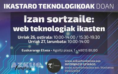 Sortzaile izateko aukera emango du Azkue Fundazioak, web-teknologiak erabilita