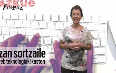 Web teknologiak erabilita sortzaile izateko aukera Azkue Fundazioari esker