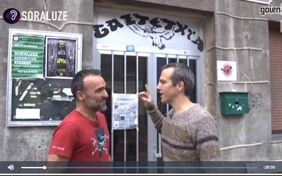 David Rascon elkarrizketatu dute telebistan Euskaraldia dela eta