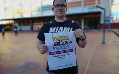 Antonio Regaño: "Gizartea euskalduntzen duen eskola da publikoa"
