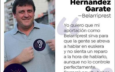 Sebas Hernandez, belarriprest: "Barrerak apurtu behar dira"