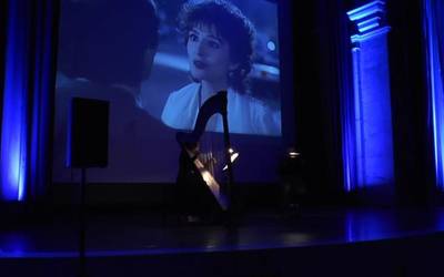 Harpa eta oboe doinuekin girotu dituzte filmak Musikegunaken lehen saioan