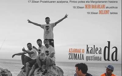 'Europa huele a muerto' proiektua azaltzeko mural margotzea eta kontzertuak egingo dira larunbatean