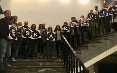 Azpeitiko udalbatzak bat egin du Euskaraldiarekin