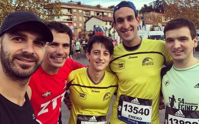 Orioko eta Aiako herritar ugarik parte hartu dute Behobia-Donostia lasterketan