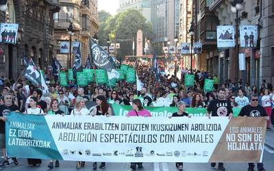 UdalBerrik Bilbo animaliak dituzten zirkurik gabeko hiria izan dadila nahi du