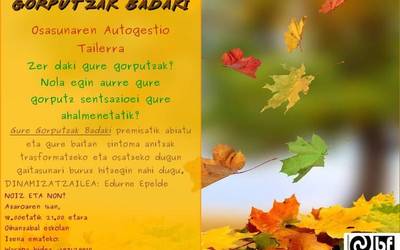 Norberaren burua zaintzearen garrantzia lantzea, Basaburuko Bilgune Feministaren proposamena