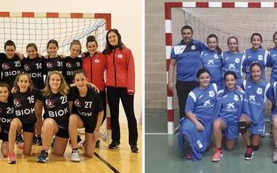 Infantil mailako eskubaloi derbia jokatuko dute BKT eta Errekako neskek