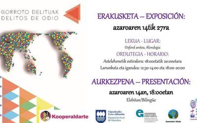 Sexu-orientazio eta genero-idantitateen ondorioz jazotzen diren gorroto-delituen inguruko erakusketa aurkeztuko dute gaur Oxforden
