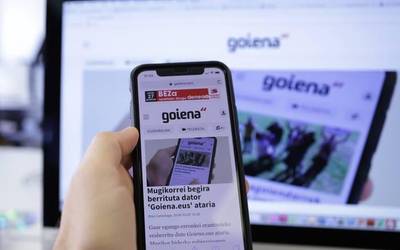 Mugikorrei begira berrituta dator 'Goiena.eus' ataria