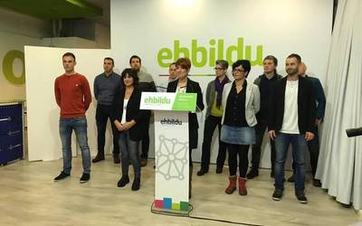Aldaketan sakontzeko asmoarekin udal hautagaitzak aurkeztu ditu EH Bilduk