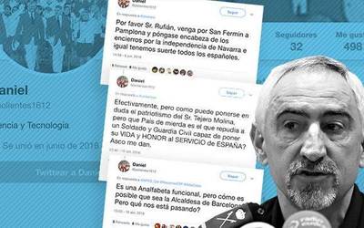 Twitter bidez irainak egiteagatik kargua galdu du Espainiako Poliziaren Nafarroako buruak