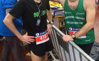 Xabier Lasa, lehen gipuzkoarra Donostiako maratoian