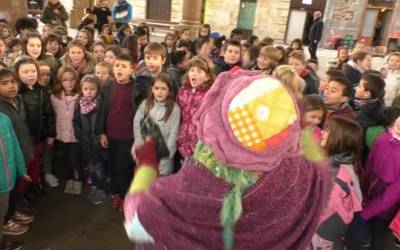 Ordiziako haurrak ikus-entzunezko batean parte hartzen izan dira